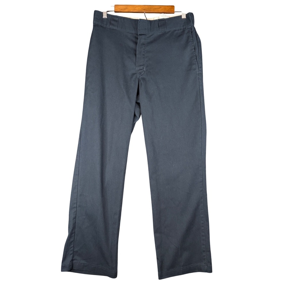 Dickies 874 Original Fit Work Pants Navy Blue Straight Leg 32x30 Grunge Utility
